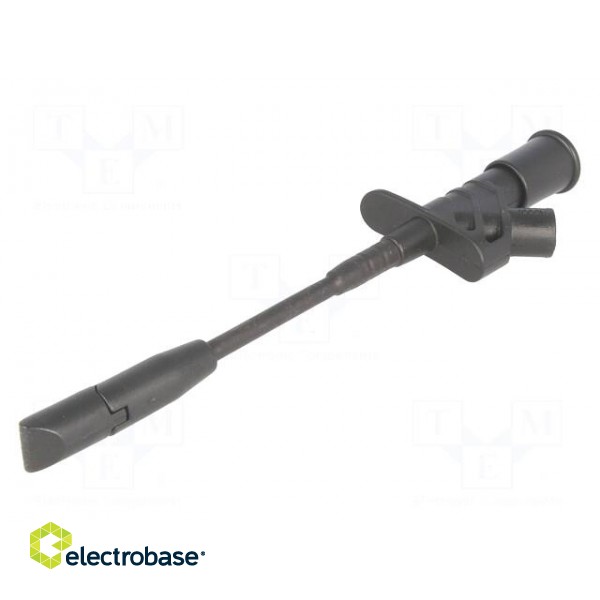 Clip-on probe | with puncturing point | 10A | black | 4mm image 1