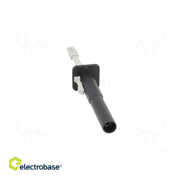 Clip-on probe | with puncturing point | 10A | black | 4mm | Ø: 4mm image 5