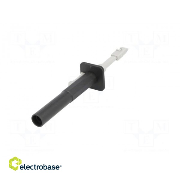 Clip-on probe | with puncturing point | 10A | black | 4mm | Ø: 4mm image 6