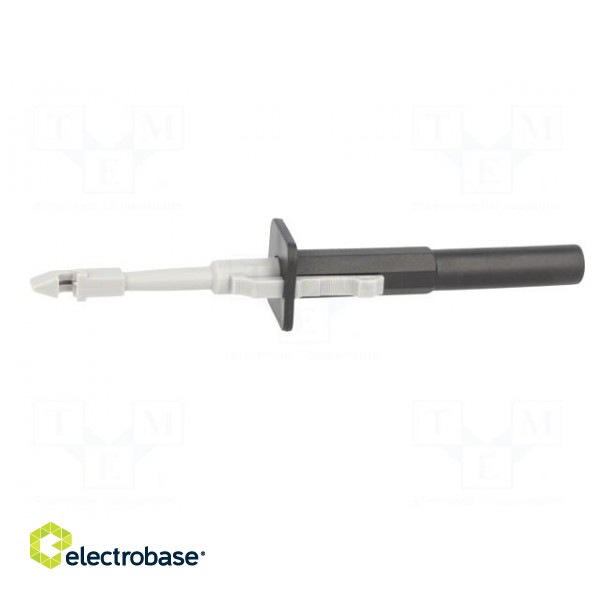 Clip-on probe | with puncturing point | 10A | black | 4mm | Ø: 4mm image 3
