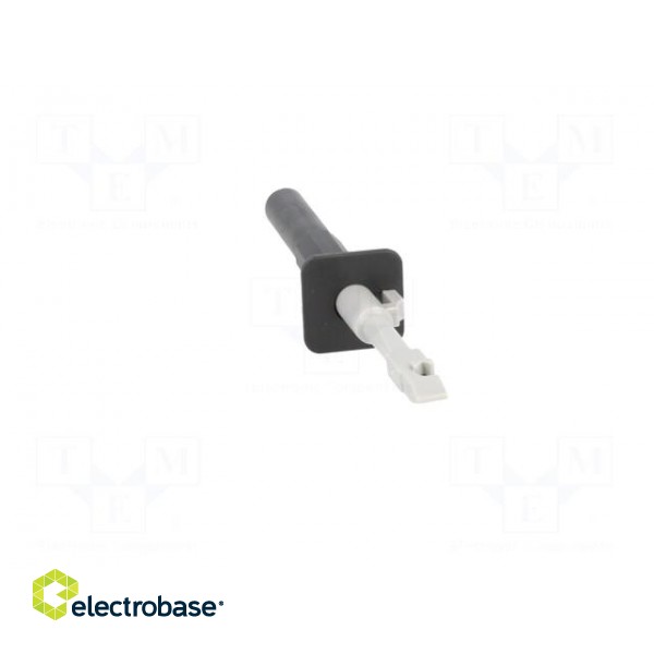 Clip-on probe | with puncturing point | 10A | black | 4mm | Ø: 4mm image 9