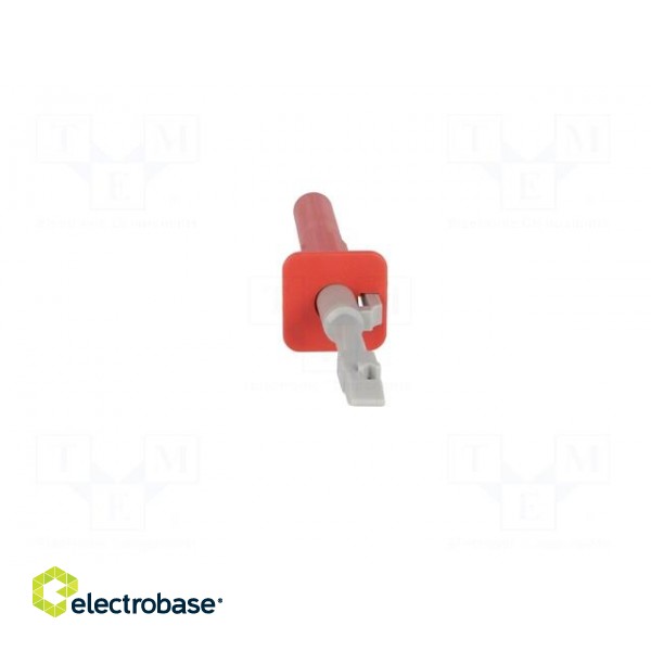 Clip-on probe | with puncturing point | 10A | red | 4mm | Ø: 4mm image 9