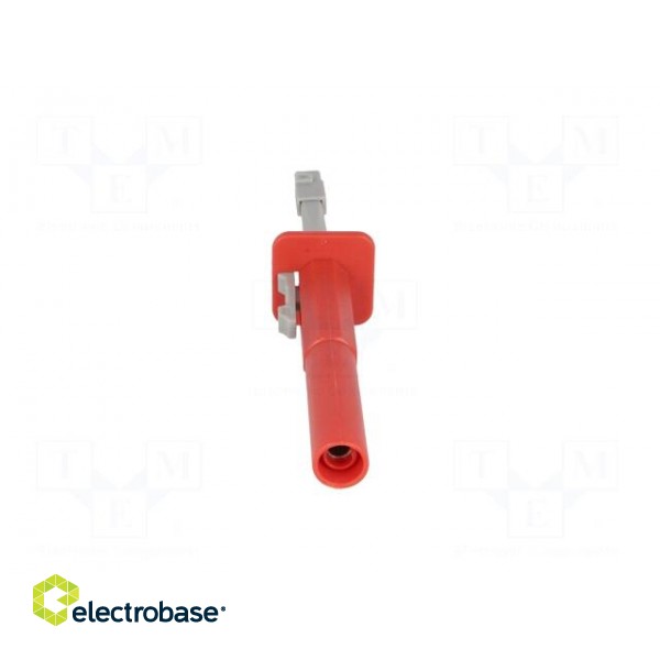Clip-on probe | with puncturing point | 10A | red | 4mm | Ø: 4mm image 5