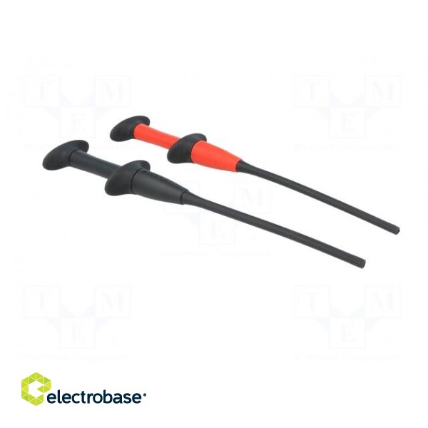 Clip-on probe | with puncturing point | red and black | 1kV | 4mm фото 9