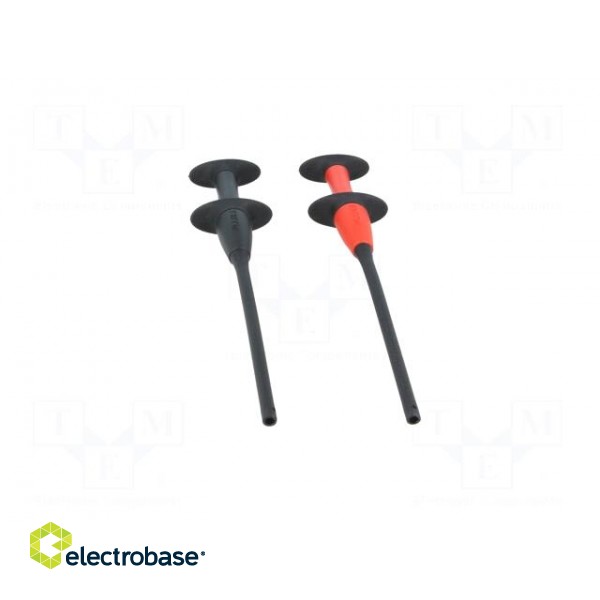 Clip-on probe | with puncturing point | red and black | 1kV | 4mm paveikslėlis 10