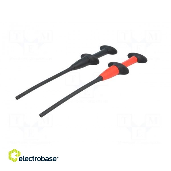 Clip-on probe | with puncturing point | red and black | 1kV | 4mm image 3