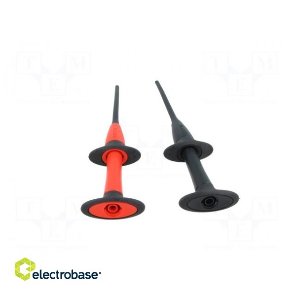 Clip-on probe | with puncturing point | red and black | 1kV | 4mm фото 6