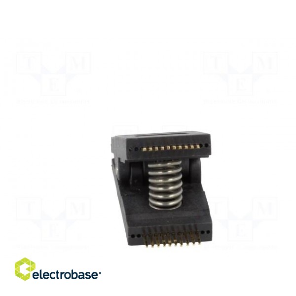 Test clip | black | gold-plated | SO20,SOIC20,SOJ20 | 5mm | max.150°C image 5