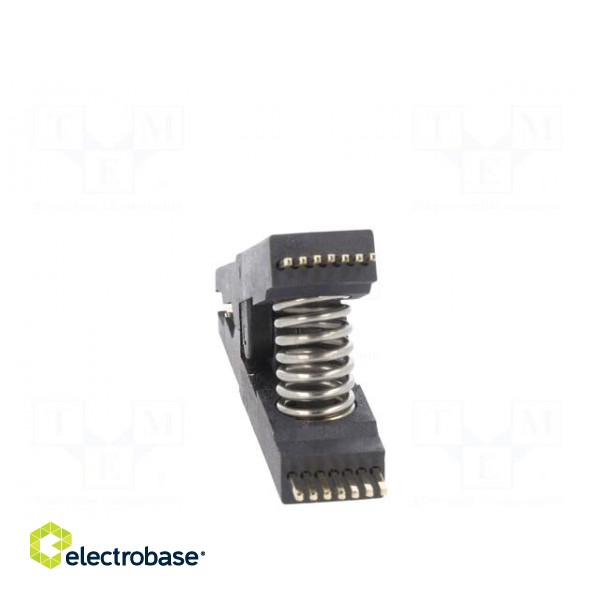 Test clip | black | gold-plated | SO14,SOIC14,SOJ14 | 5mm | max.150°C image 5