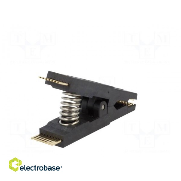 Test clip | black | gold-plated | SO16,SOIC16,SOJ16 | 5mm | max.150°C image 6
