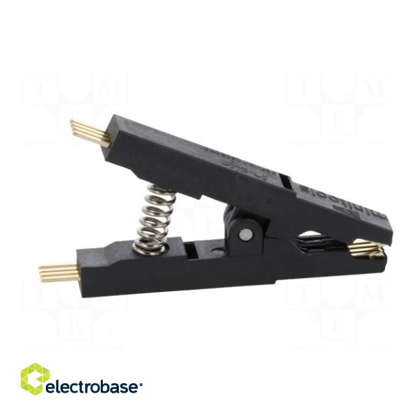 Test clip | black | gold-plated | SO8,SOIC8,SOJ8 | 10mm | max.150°C image 7