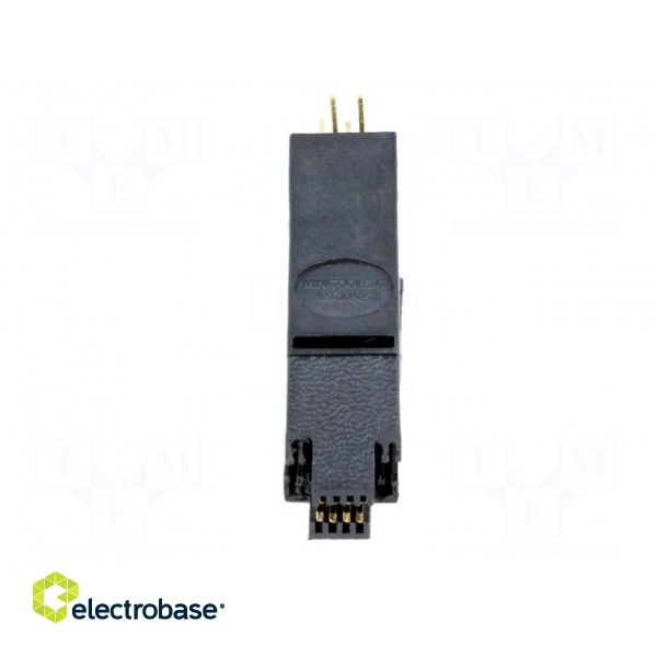 Test clip | PIN: 8 | black | gold-plated | Application: SO,SOIC,SOJ image 9