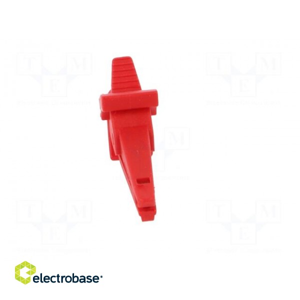 Crocodile clip | 10A | 600VDC | red | Grip capac: max.6mm image 9