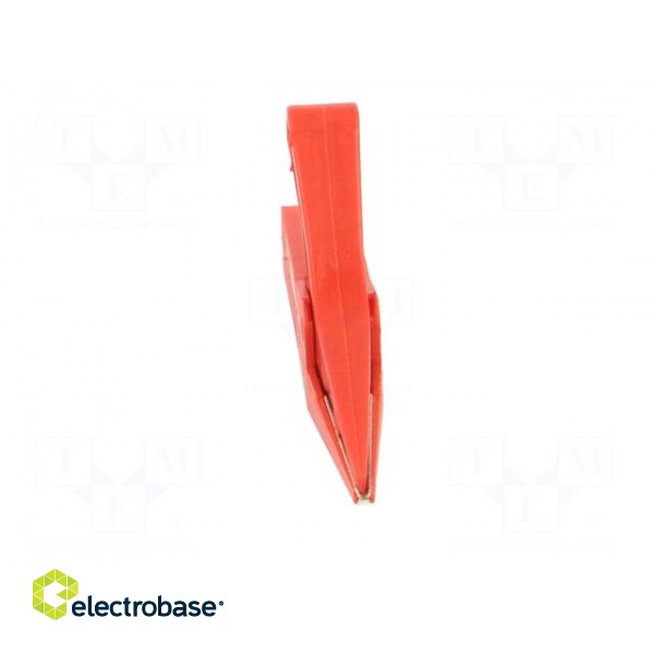 Crocodile clip | 10A | red | Grip capac: max.9.5mm | Socket size: 4mm image 9