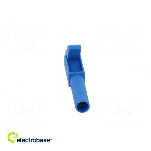 Crocodile clip | 15A | blue | 4mm | Conform to: EN61010 300VCAT II image 5