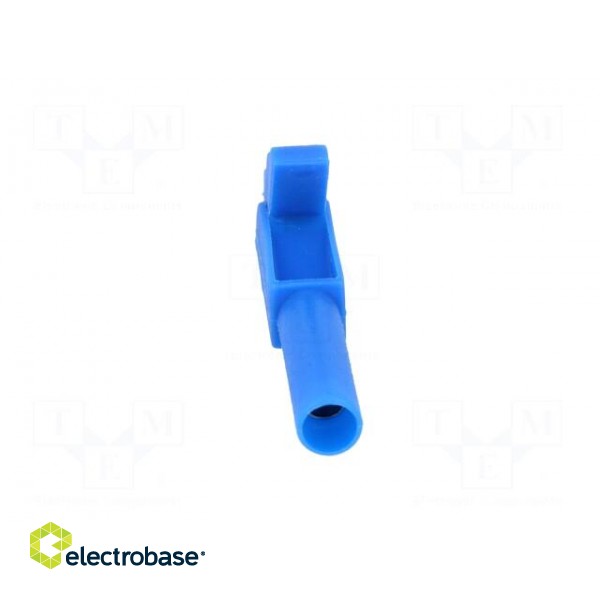 Crocodile clip | 15A | blue | Grip capac: max.12mm | Socket size: 4mm image 5