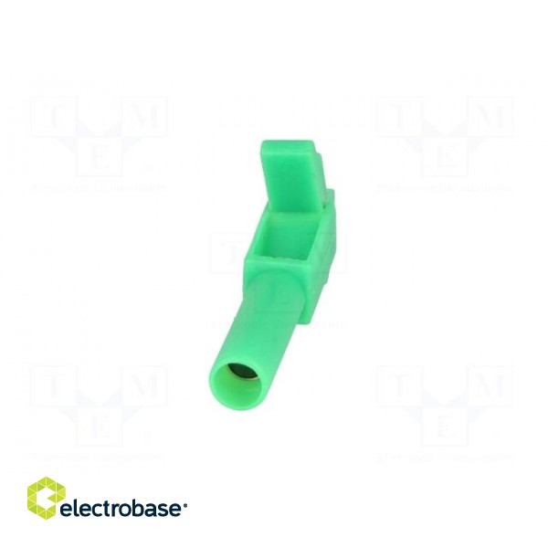 Crocodile clip | 15A | green | Grip capac: max.12mm | Socket size: 4mm фото 5
