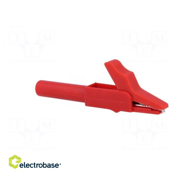 Crocodile clip | 15A | red | Grip capac: max.12mm | Socket size: 4mm image 8