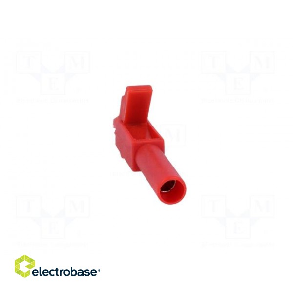 Crocodile clip | 15A | red | Grip capac: max.12mm | Socket size: 4mm image 5