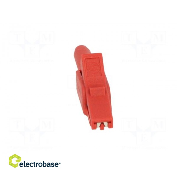 Crocodile clip | 15A | red | Grip capac: max.6mm | Socket size: 4mm image 9