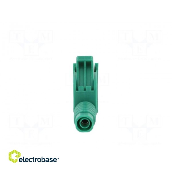 Crocodile clip | 20A | green | max.39mm | 1kV | Connection: 4mm socket image 5