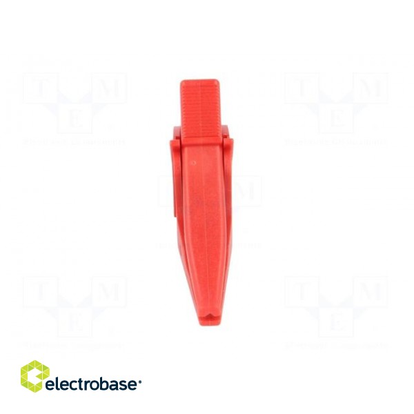 Crocodile clip | 20A | red | max.39mm | 1kV | Connection: 4mm socket image 9