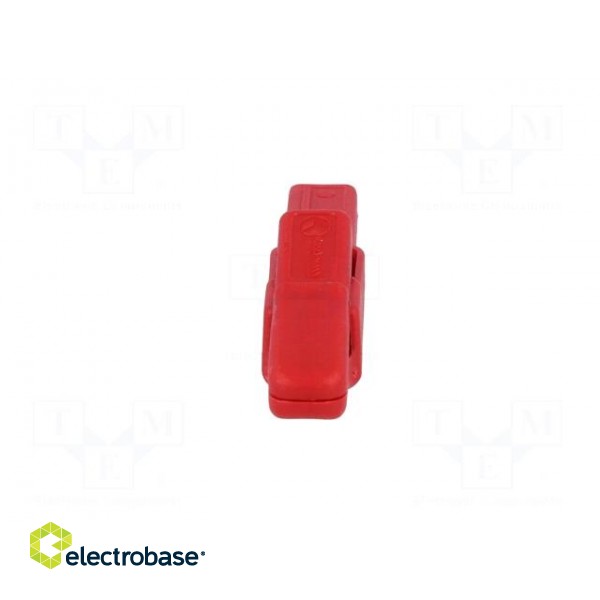 Crocodile clip | 25A | red | Grip capac: max.9.5mm | Socket size: 4mm image 9