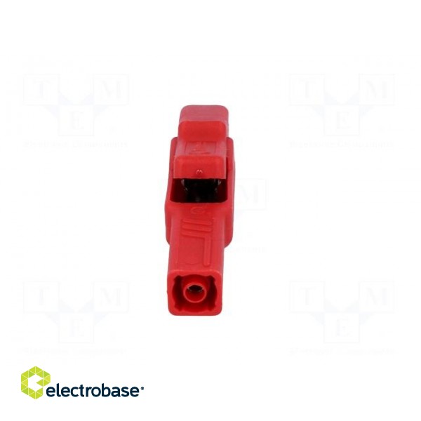 Crocodile clip | 25A | red | Grip capac: max.9.5mm | Socket size: 4mm image 5