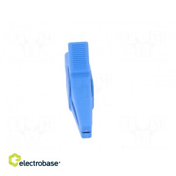 Crocodile clip | 32A | 1kVDC | blue | Grip capac: max.20mm image 9