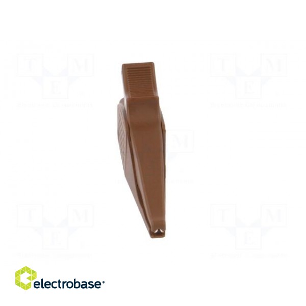 Crocodile clip | 32A | 1kVDC | brown | Grip capac: max.30mm фото 9