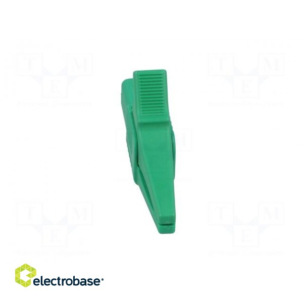Crocodile clip | 32A | 1kVDC | green | Grip capac: max.20mm фото 9