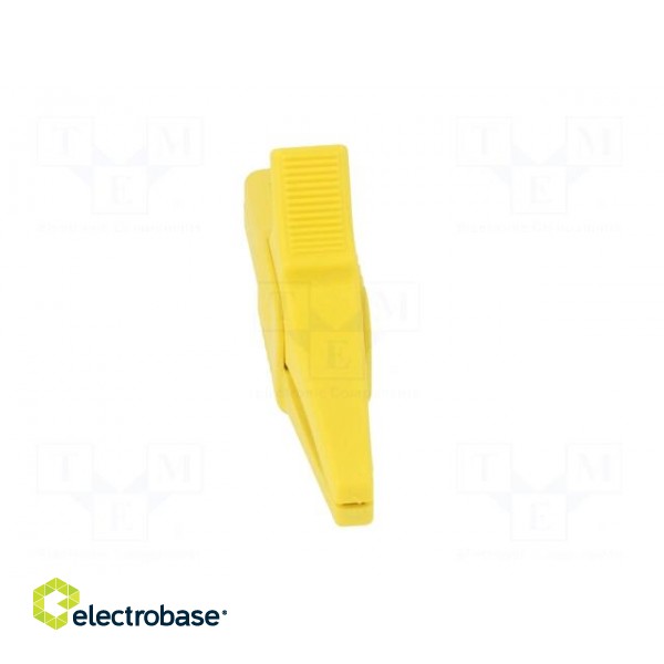 Crocodile clip | 32A | 1kVDC | yellow | Grip capac: max.20mm фото 9