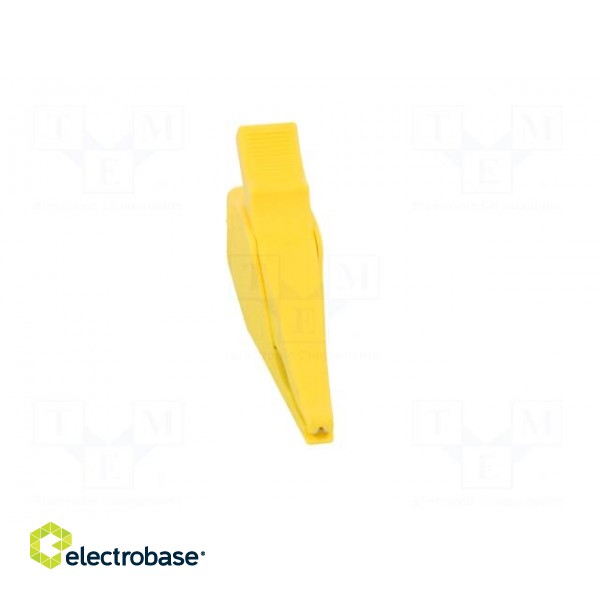 Crocodile clip | 32A | 1kVDC | yellow | Grip capac: max.30mm image 9