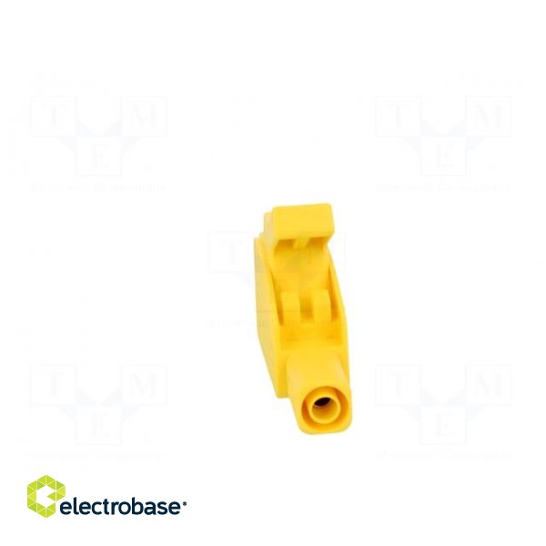 Crocodile clip | 32A | 1kVDC | yellow | Grip capac: max.30mm image 5