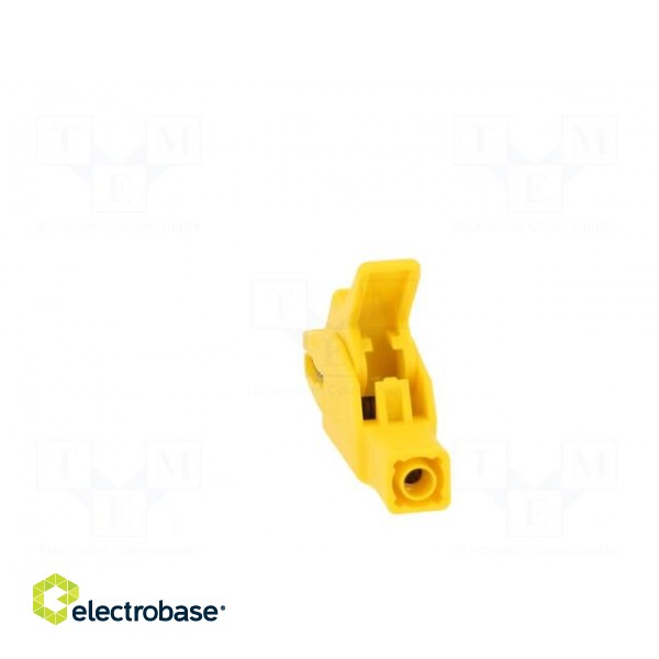 Crocodile clip | 34A | yellow | Grip capac: max.30mm | 300V image 5