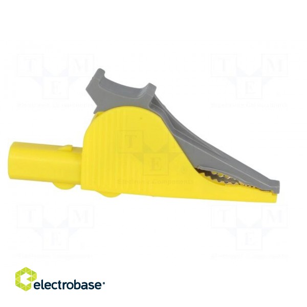 Crocodile clip | 36A | 1kVDC | yellow | Grip capac: max.41mm paveikslėlis 7