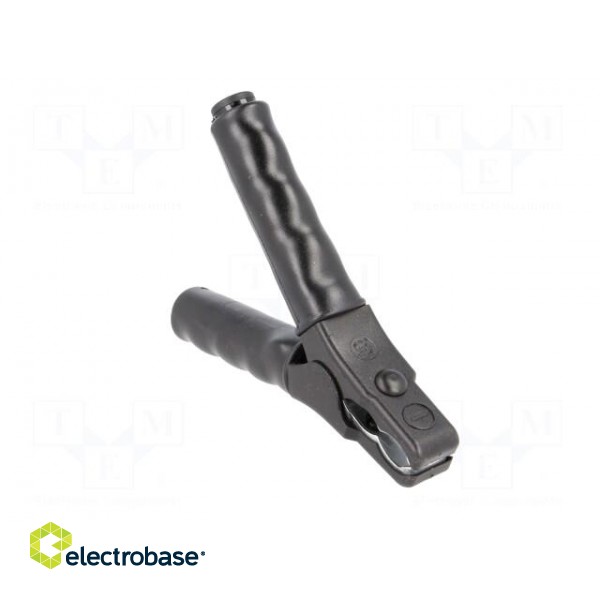 Crocodile clip | 36A | 70VDC | black | Grip capac: max.25mm paveikslėlis 8