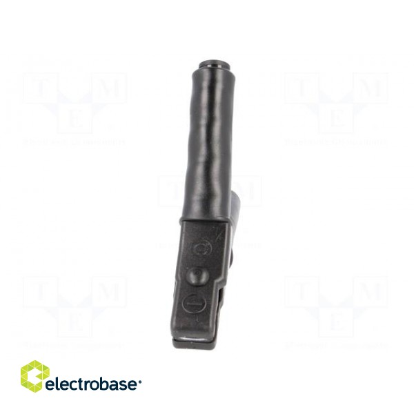 Crocodile clip | 36A | 70VDC | black | Grip capac: max.25mm paveikslėlis 9