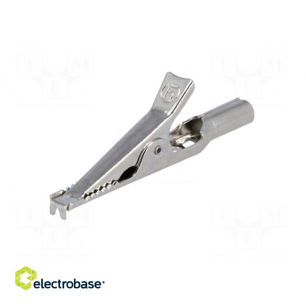 Crocodile clip | 5A | 60VDC | Grip capac: max.16mm | Socket size: 4mm image 2