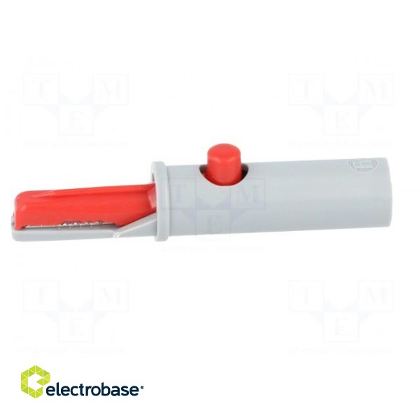 Crocodile clip | 6A | 60VDC | red | Grip capac: max.7.5mm | 930126101 image 3