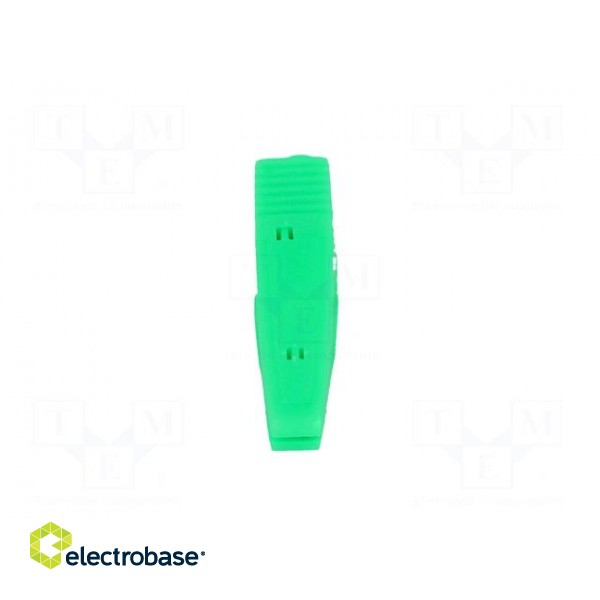 Crocodile clip | 10A | 60VDC | green | Overall len: 41.5mm image 9