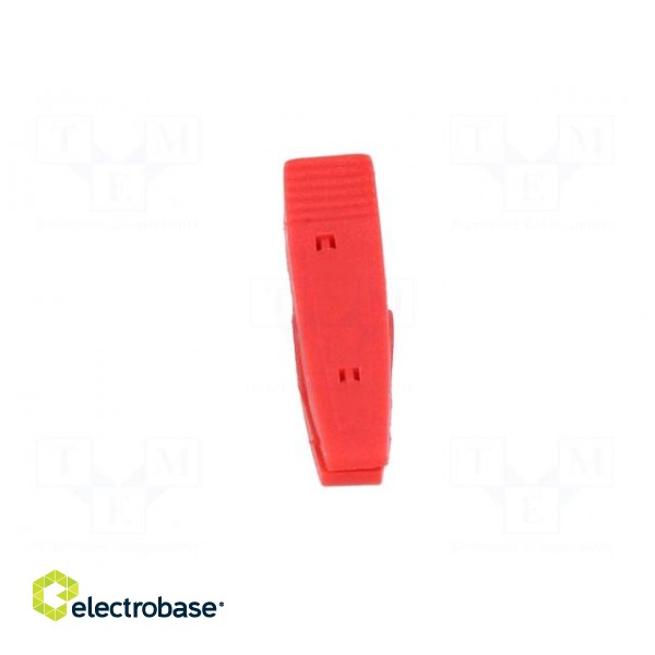 Crocodile clip | 10A | 60VDC | red | Overall len: 41.5mm image 9