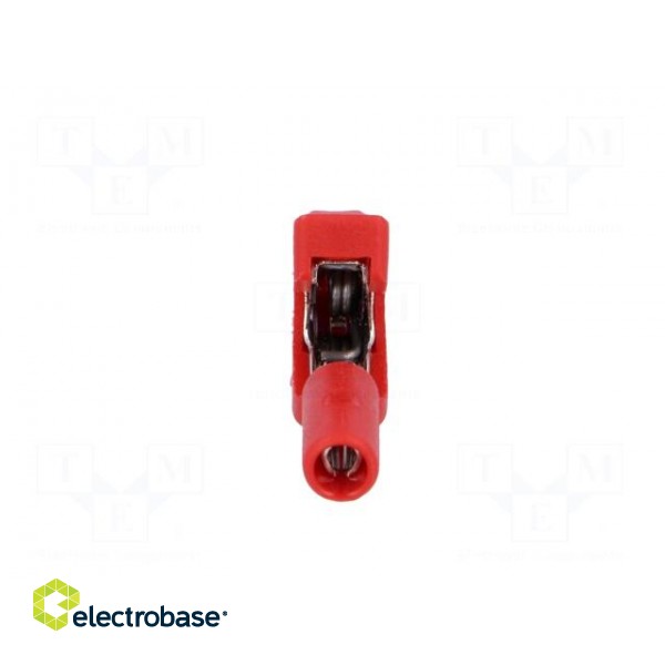 Crocodile clip | 15A | 60VDC | red | Grip capac: max.4mm | 930317801 image 5