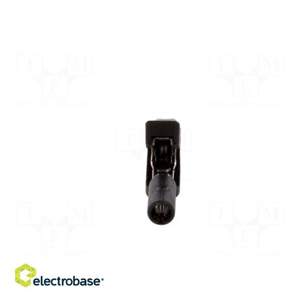 Crocodile clip | 70VDC | black | Socket size: 2mm image 5
