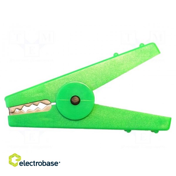 Crocodile clip | 30A | Grip capac: max.16mm | Overall len: 80mm