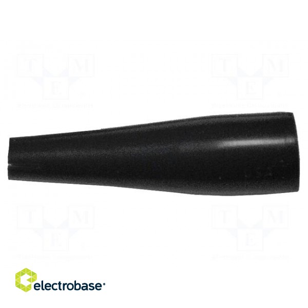 Insulator | 3kV | black | Application: BU-34 | Mat: PVC | 30mm