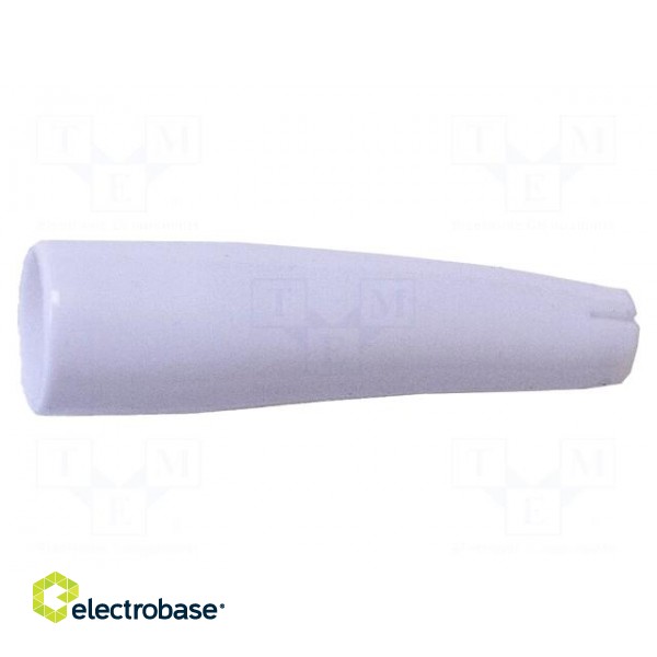 Insulator | 3kV | white | PVC | 46mm | BU-70
