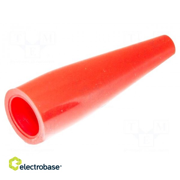 Insulator | 5kV | red | Application: BU-45 | Mat: PVC | 66mm