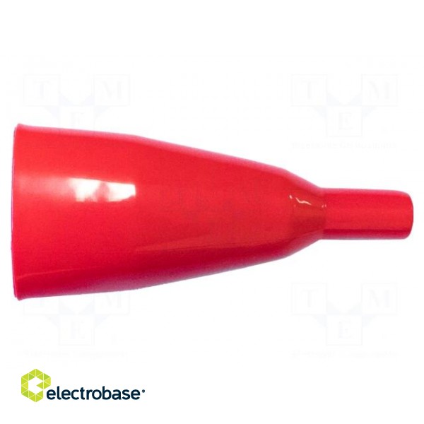Insulator | 5kV | red | Application: BU-21 | Mat: PVC | 127mm