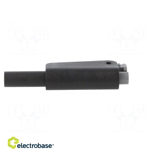 4mm banana | 19A | 1kV | black | insulated,with 4mm axial socket image 3